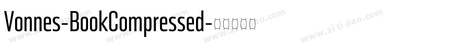 Vonnes-BookCompressed字体转换