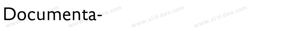 Documenta字体转换