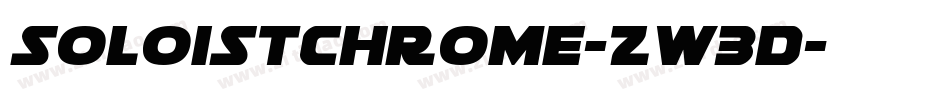 SoloistChrome-zw3D字体转换