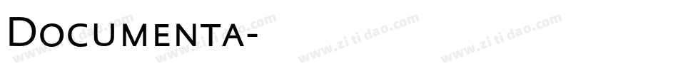 Documenta字体转换