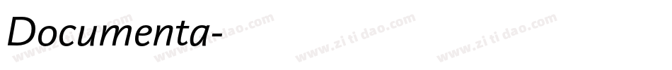 Documenta字体转换