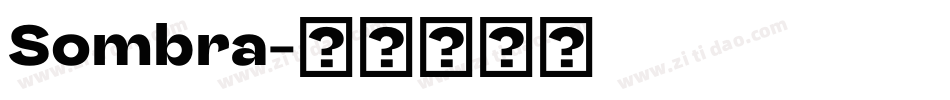 Sombra字体转换
