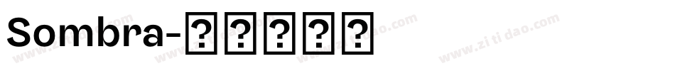 Sombra字体转换