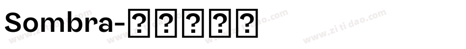 Sombra字体转换