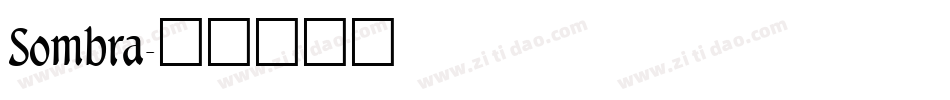 Sombra字体转换