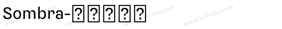 Sombra字体转换