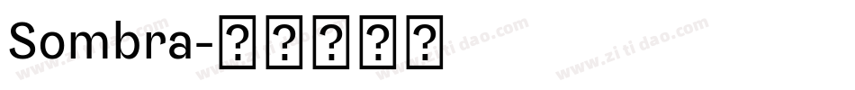 Sombra字体转换