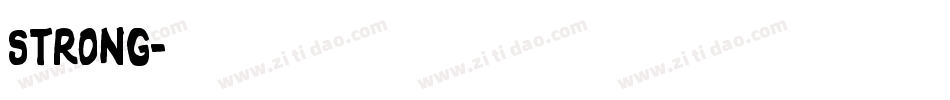 strong字体转换