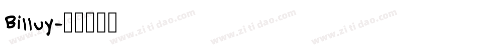 Billuy字体转换