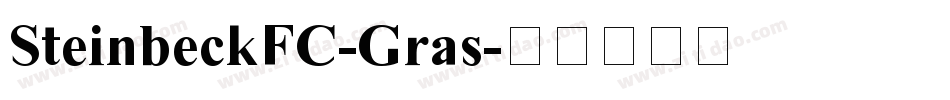 SteinbeckFC-Gras字体转换