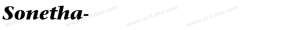 Sonetha字体转换