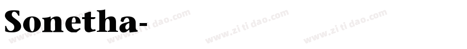 Sonetha字体转换
