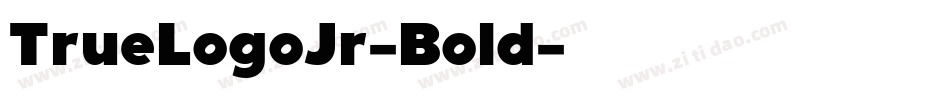 TrueLogoJr-Bold字体转换