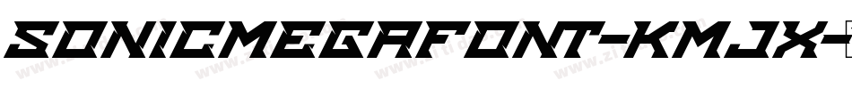 SonicMegaFont-KMJX字体转换