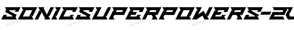 SonicSuperpowers-2vGl字体转换