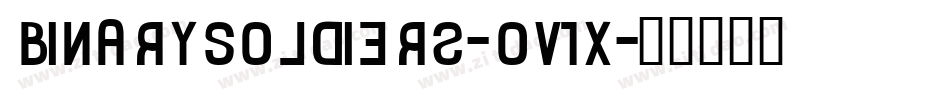 BinarySoldiers-6v5x字体转换
