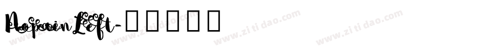 NopainLeft字体转换