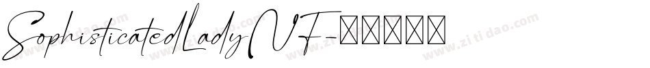 SophisticatedLadyNF字体转换