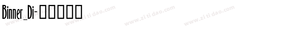Binner_Di字体转换