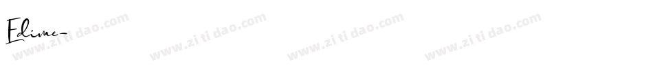 Edime字体转换