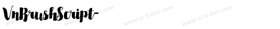 VnBrushScript字体转换