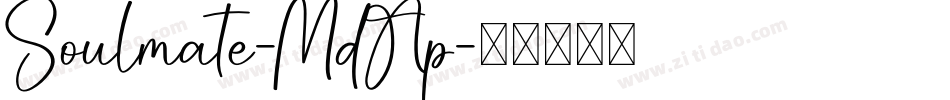 Soulmate-MdAp字体转换