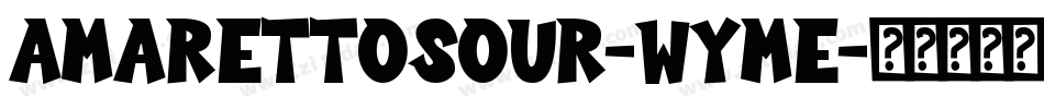 AmarettoSour-WyME字体转换