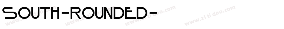 South-Rounded字体转换
