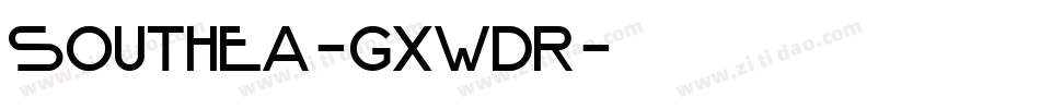 Southea-gxwdR字体转换