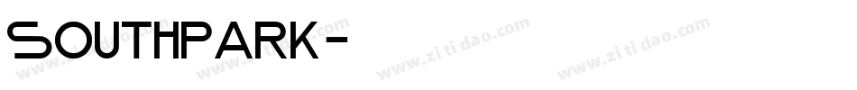 southpark字体转换