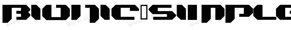 Bionic_simpleslanted字体转换