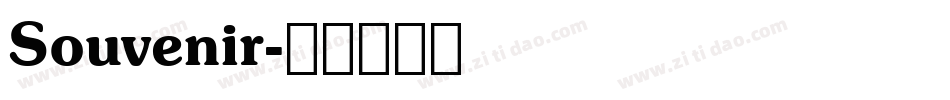 Souvenir字体转换