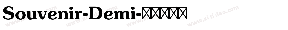 Souvenir-Demi字体转换