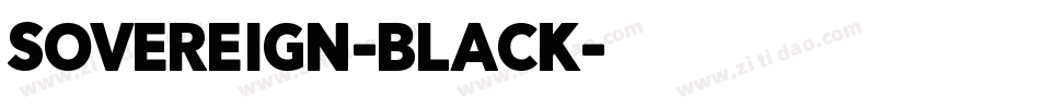 Sovereign-Black字体转换