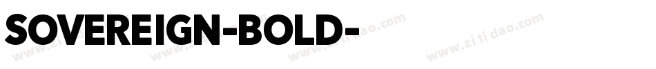 Sovereign-Bold字体转换