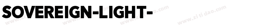 Sovereign-Light字体转换