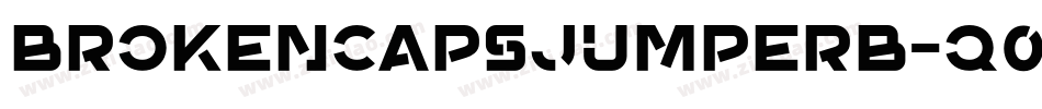Brokencapsjumperb-q0od字体转换