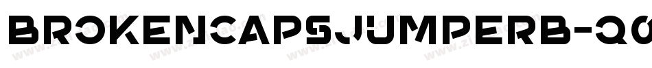 Brokencapsjumperb-q0od字体转换