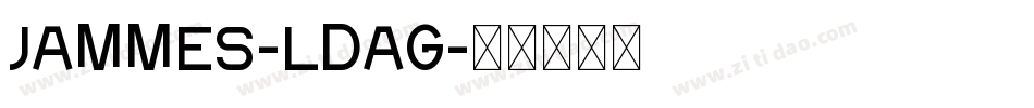 Jammes-LDaG字体转换