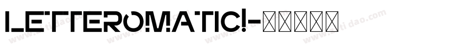 LetterOMatic!字体转换