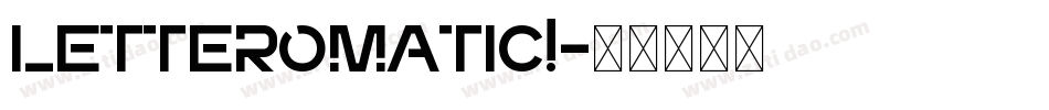 LetterOMatic!字体转换
