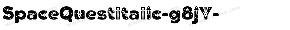 SpaceQuestItalic-g8jY字体转换
