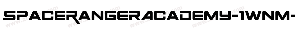 SpaceRangerAcademy-1WnM字体转换