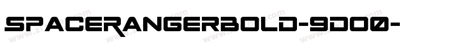 SpaceRangerBold-9Do0字体转换