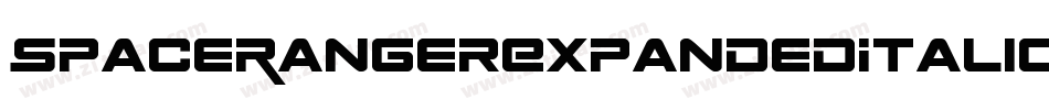 SpaceRangerExpandedItalic-r63K字体转换 SpaceRangerExpandedItalic-r63K字体转换