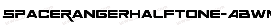 SpaceRangerHalftone-ABwm字体转换