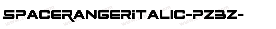 SpaceRangerItalic-pz3Z字体转换