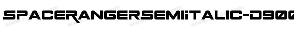 SpaceRangerSemiItalic-D900字体转换 SpaceRangerSemiItalic-D900字体转换