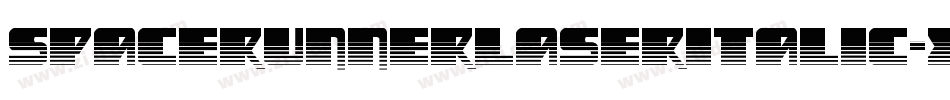 SpaceRunnerLaserItalic-8MMW0字体转换 SpaceRunnerLaserItalic-8MMW0字体转换