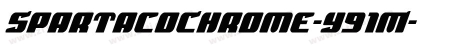 SpartacoChrome-y91M字体转换 SpartacoChrome-y91M字体转换